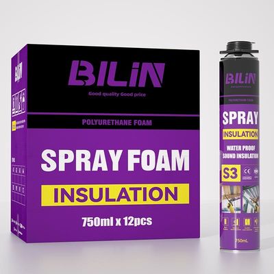 Customizable Fireproof Polyurethane Foam 750ml Multifunctionality For Building