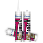 нейтральное ясное Sealant силикона лечения Cas 7085-85-0 Sealant силикона 300ml санитарное быстрый