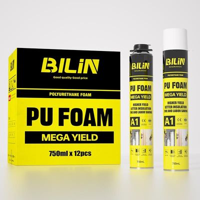 Mega Yield Fire Resistant Expanding Foam Weather Resistance Environment Friendly