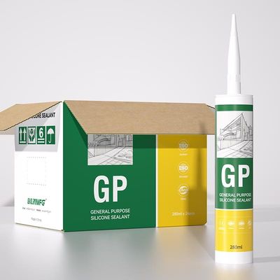 Moisture Proof GP Silicone Sealant Clear Lightweight And Convenient Use