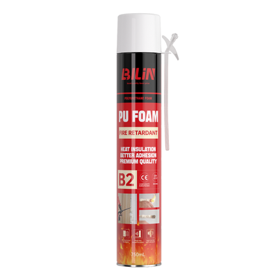 Acoustic Soundproof Fire Resistant PU Foam Sealant Flame Retardant Polyurethane Spray