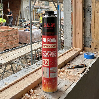 500 мл 750 мл аэрозольная огнестойкая полиуретановая пена герметик оптом дистрибьютор OEM огнестойкость B1 пенопластовый картридж