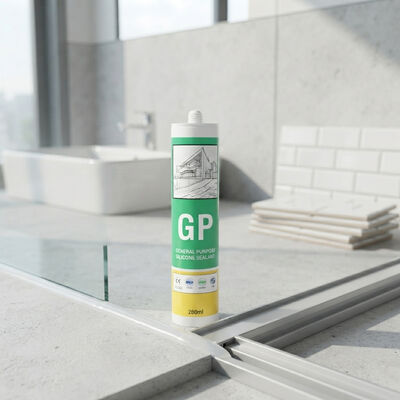 Качество Прозрачный белый силиконовый герметик GP для использования в помещении и на открытом воздухе Силиконовый герметик для стеклянных соединений фабрика